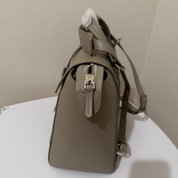 Midi Maestra Pebbled Leather 4-Way Convertible Handbag
